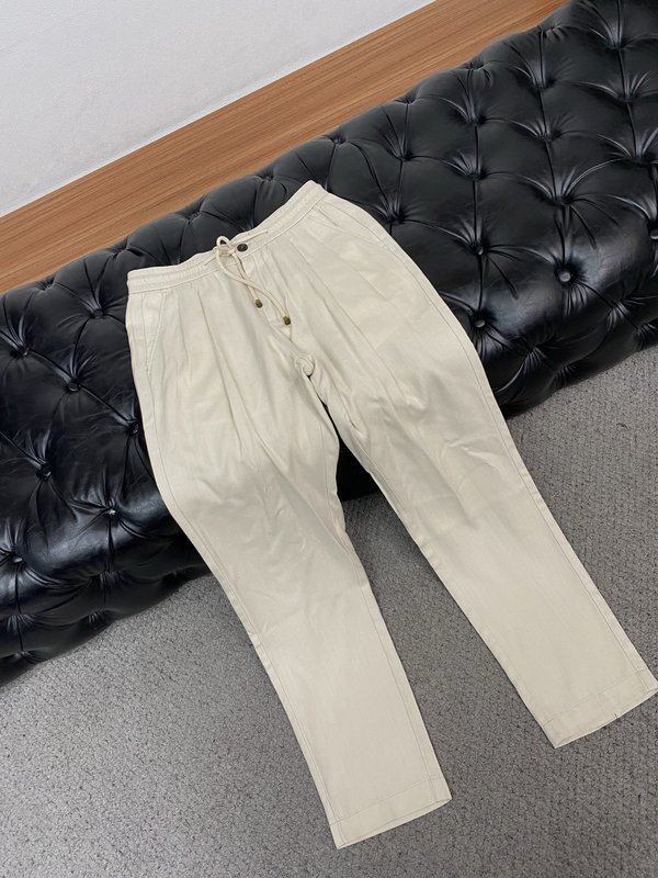봄여름 신상 정방적 면린 캐주얼 팬츠 001-231099
