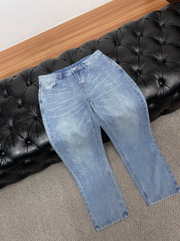 장면화 면 슬림 스트레이트 진 001-231160
