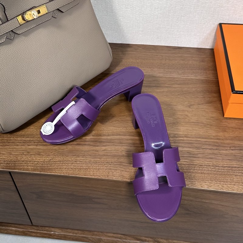 에르메스 H 슬리퍼 오란 샌들 시리즈 001-231474