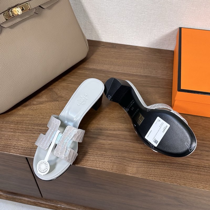에르메스 H 슬리퍼 오란 샌들 시리즈 001-231501
