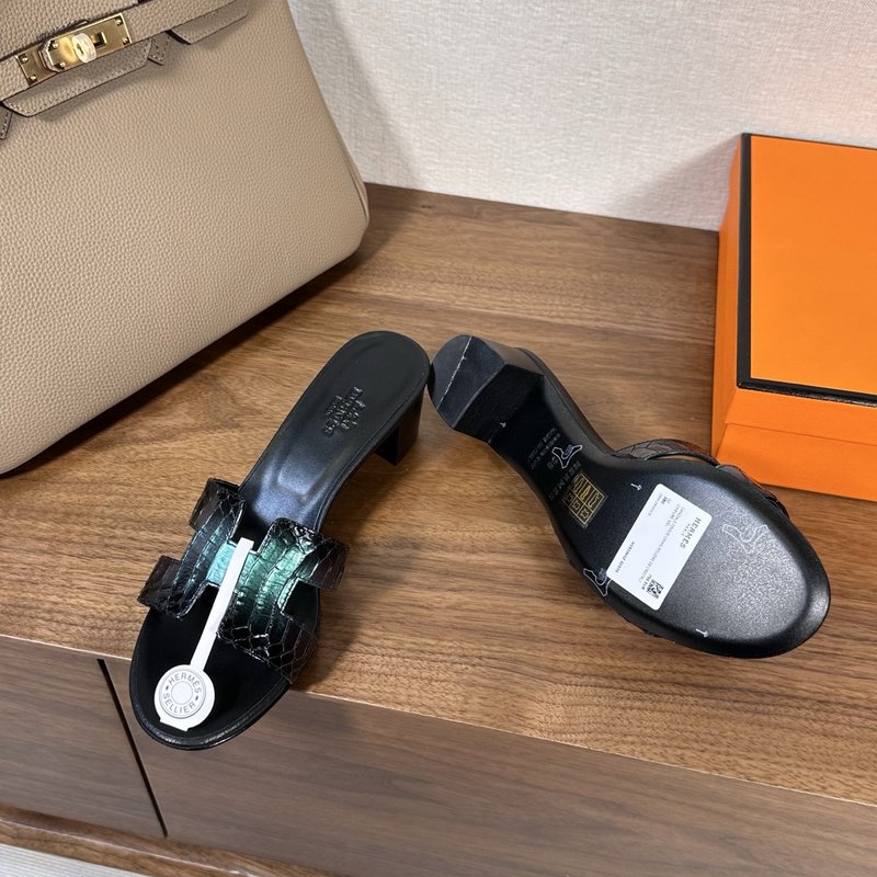에르메스 H 슬리퍼 오란 샌들 시리즈 001-231506