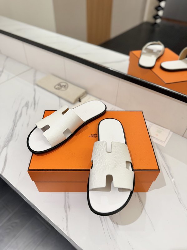 에르메스 남성 소가죽 슬리퍼 001-231567