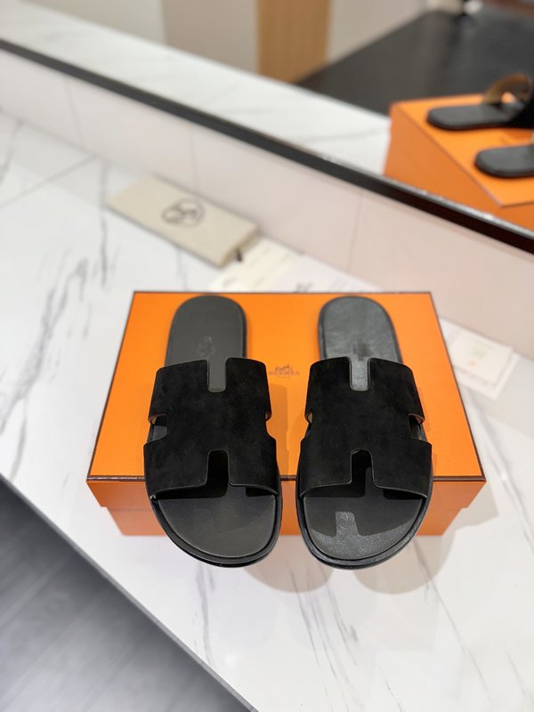 에르메스 남성 스웨이드 슬리퍼 001-231573