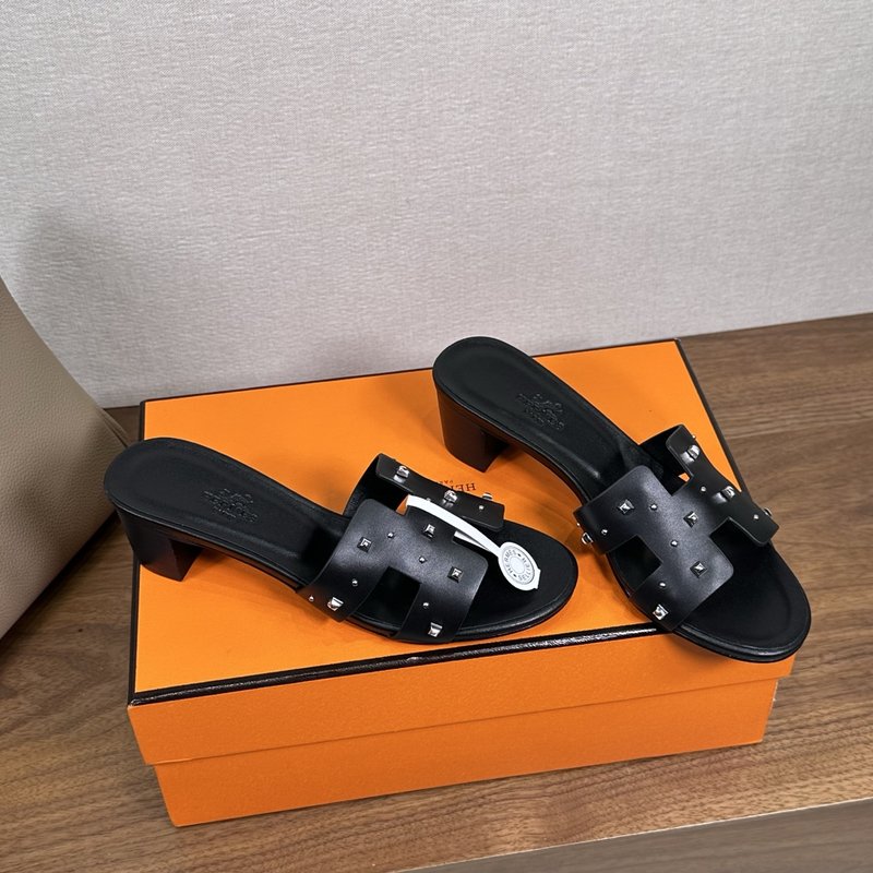 에르메스 H 슬리퍼 오란 샌들 시리즈 001-231597