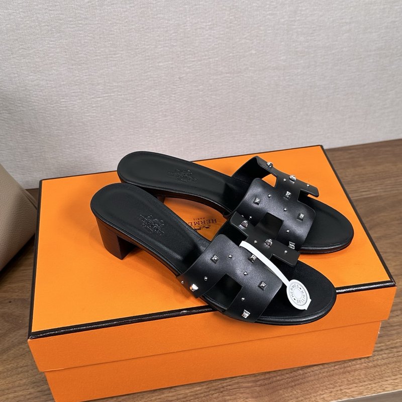 에르메스 H 슬리퍼 오란 샌들 시리즈 001-231597