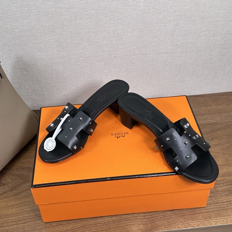 에르메스 H 슬리퍼 오란 샌들 시리즈 001-231597
