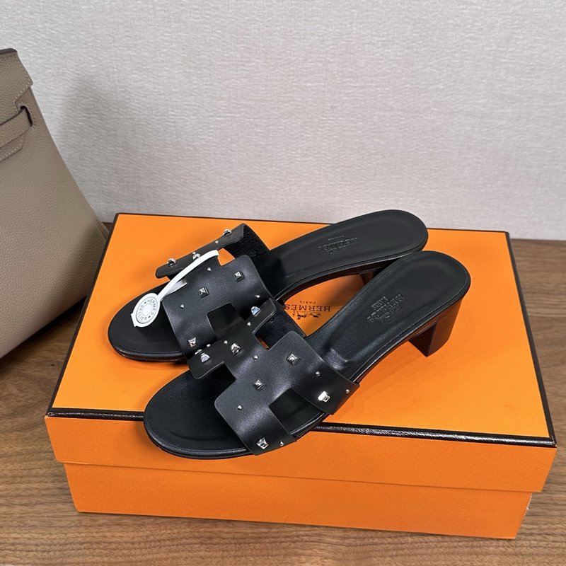 에르메스 H 슬리퍼 오란 샌들 시리즈 001-231597