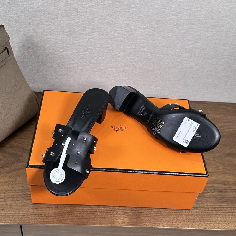 에르메스 H 슬리퍼 오란 샌들 시리즈 001-231597