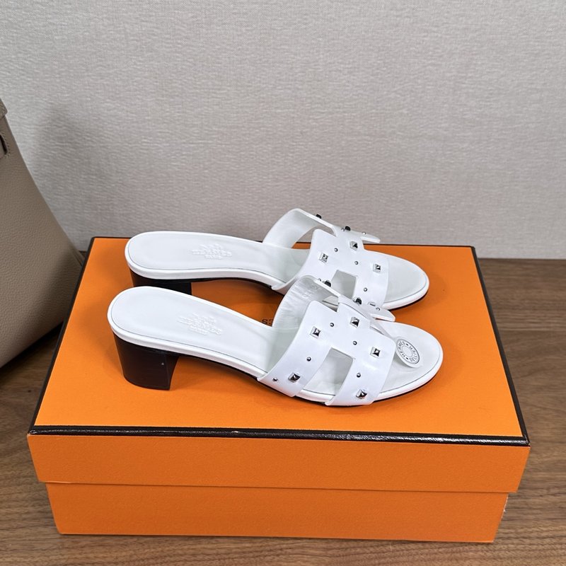 에르메스 H 슬리퍼 오란 샌들 시리즈 001-231598