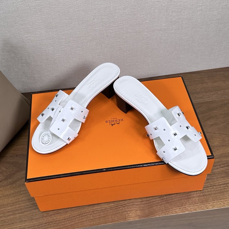 에르메스 H 슬리퍼 오란 샌들 시리즈 001-231598
