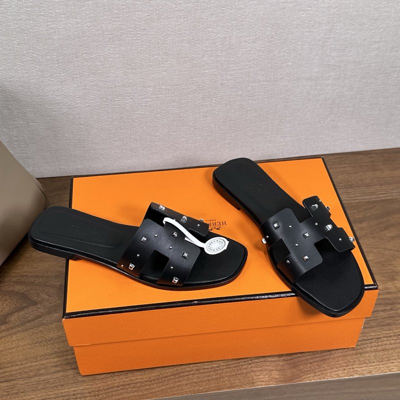 에르메스 H 슬리퍼 오란 샌들 시리즈 001-231602