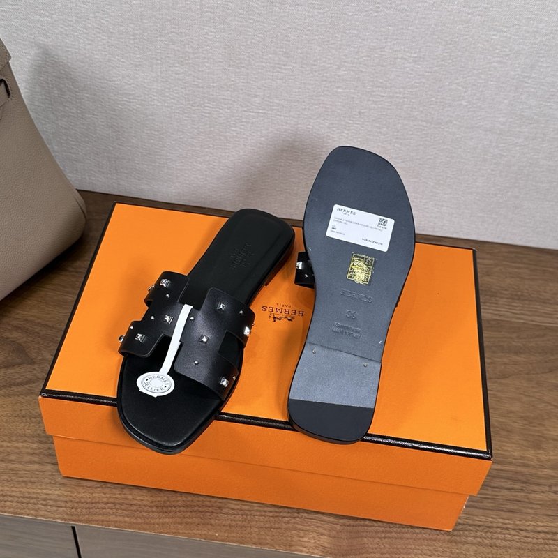 에르메스 H 슬리퍼 오란 샌들 시리즈 001-231602