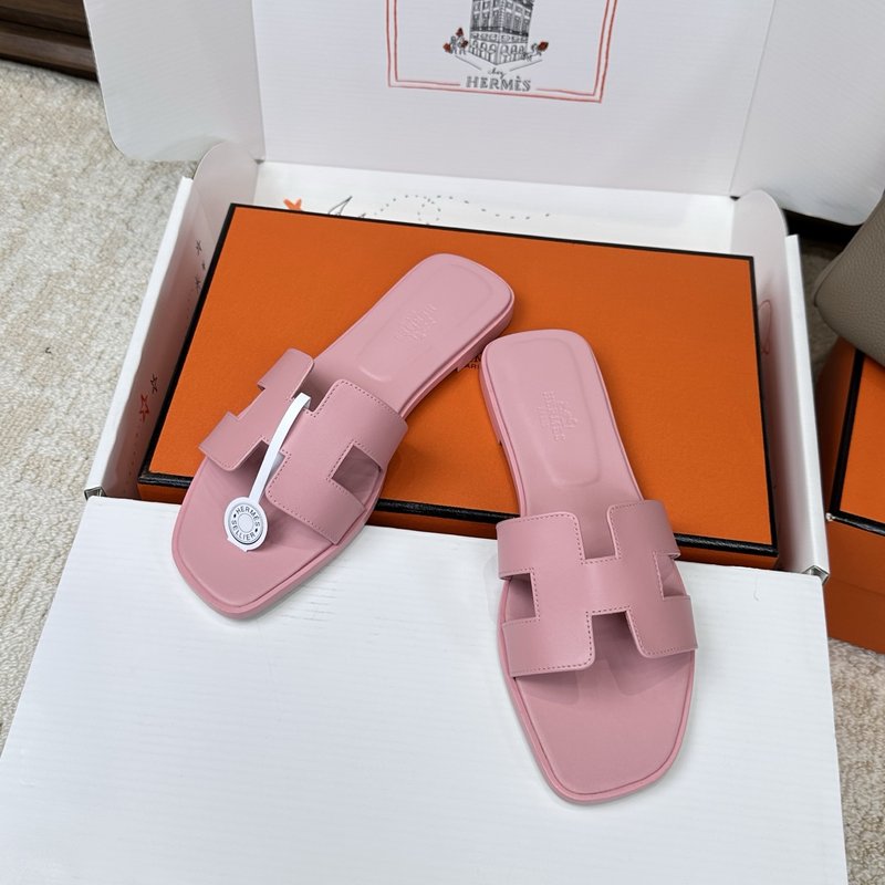 에르메스 H 슬리퍼 오란 샌들 시리즈 001-231629