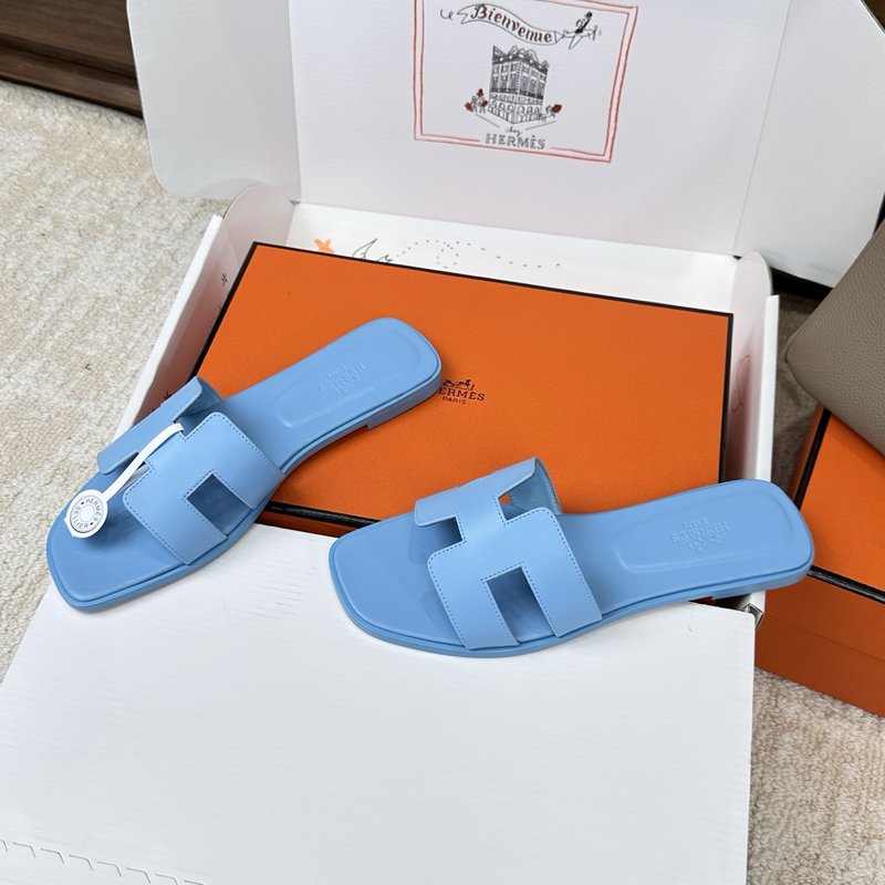 에르메스 H 슬리퍼 오란 샌들 시리즈 001-231648