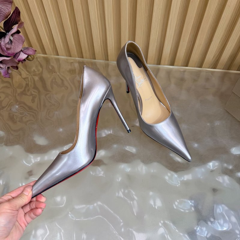 레드솔 장미 크리스탈 하이힐 001-231960