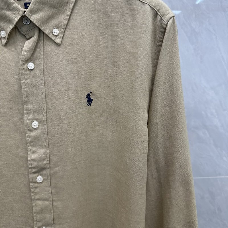 폴로 랄프 로렌 클래식 리넨 롱슬리브 셔츠 001-232132