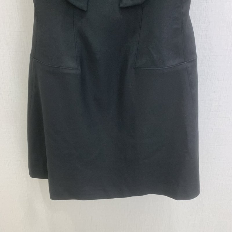 미우미우 진주 리본 민소매 원피스 001-232448