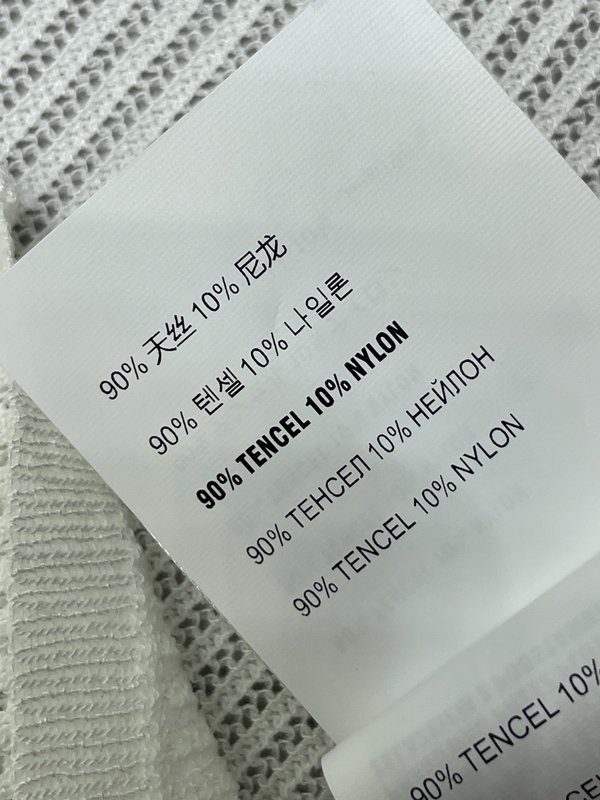 미우미우 레이스 니트 조끼 라운드넥 자수 001-232495