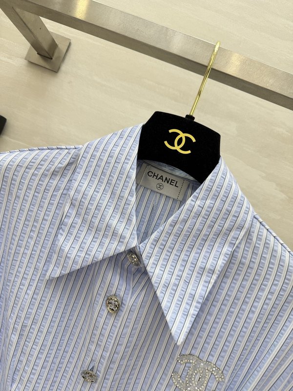 샤넬 스트라이프 셔츠 원피스 웨이스트 벨트 001-232667
