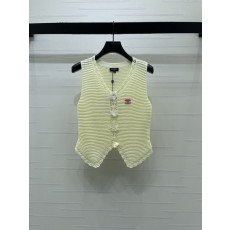 샤넬 V 넥 니트 조끼 001-232807