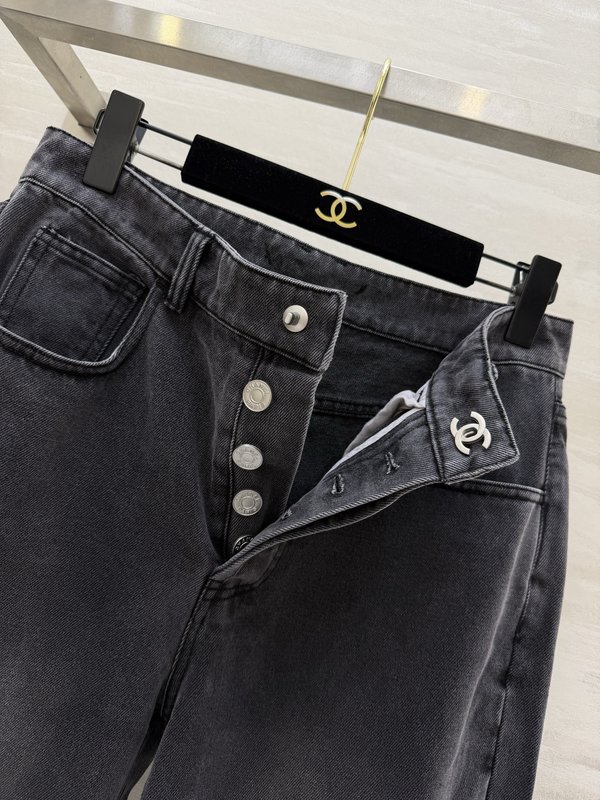 샤넬 클래식 스쿨백 버클 데님 팬츠 001-232956