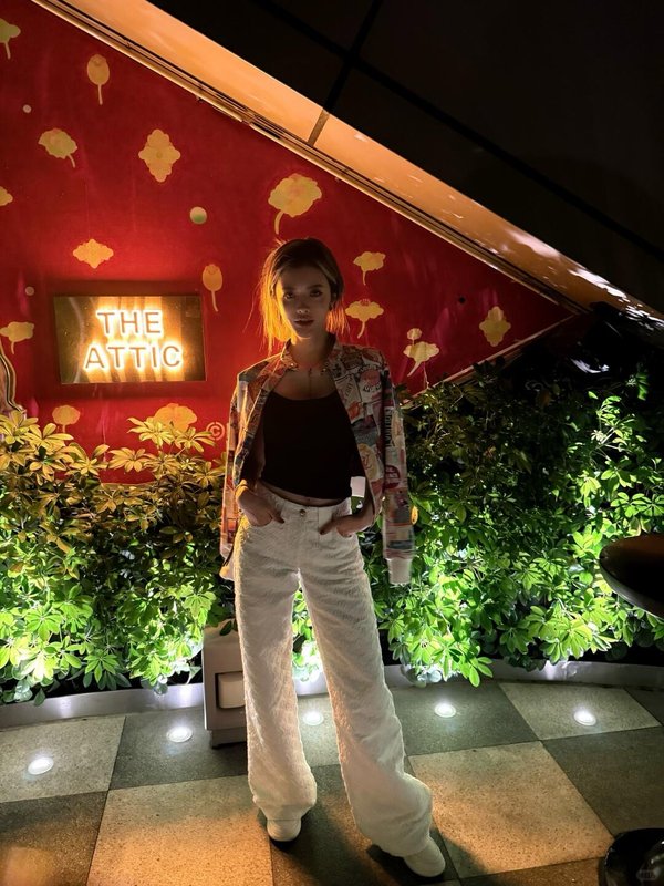 루이비통 모노그램 자수 데님 롱팬츠 001-233286