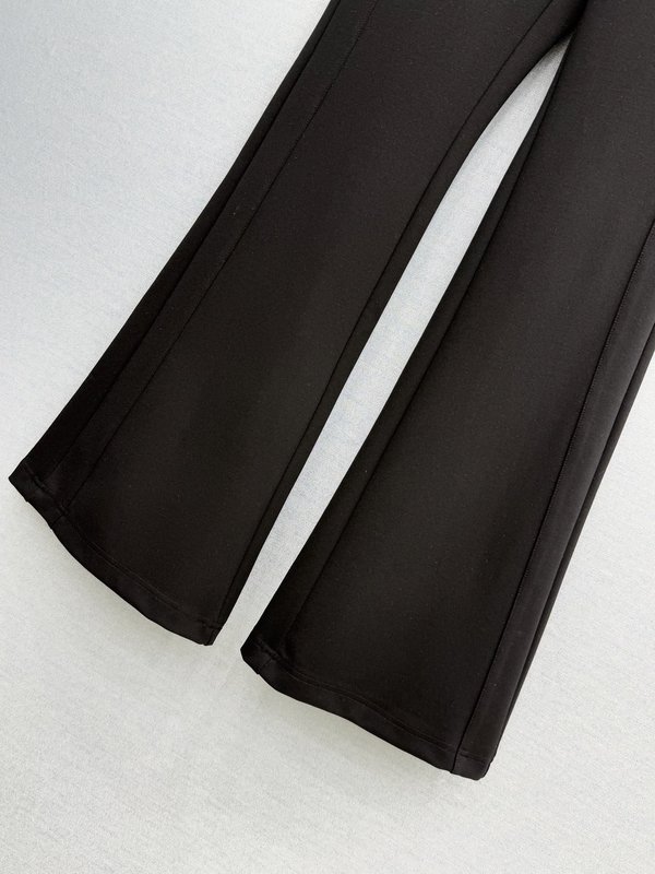 셀린느 블랙 와이드 팬츠 001-233290