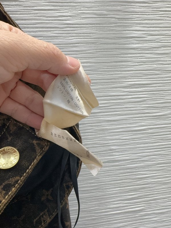 루이비통 레이저 프린트 하이핏 데님 팬츠 001-233310