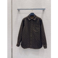 루이비통 레이저 프린트 데님 자켓 001-233311