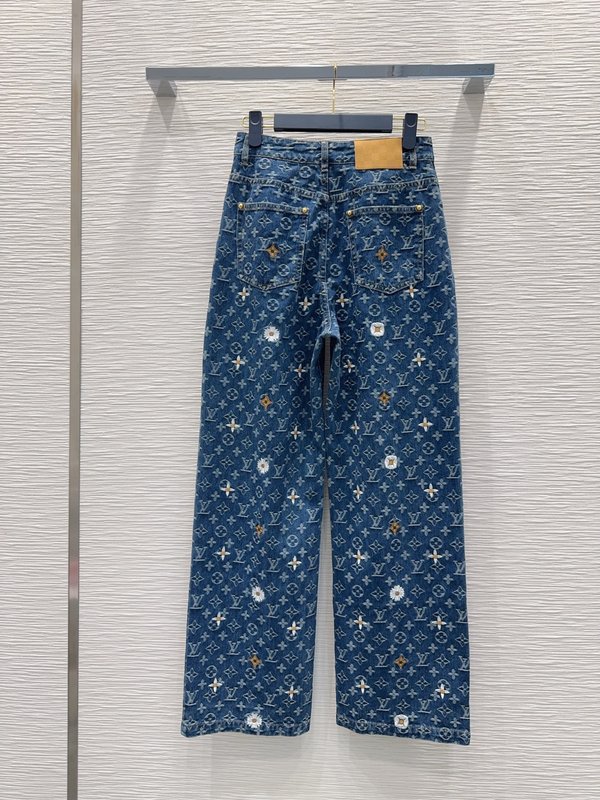 루이비통 하이엔드 데님 긴바지 001-233322