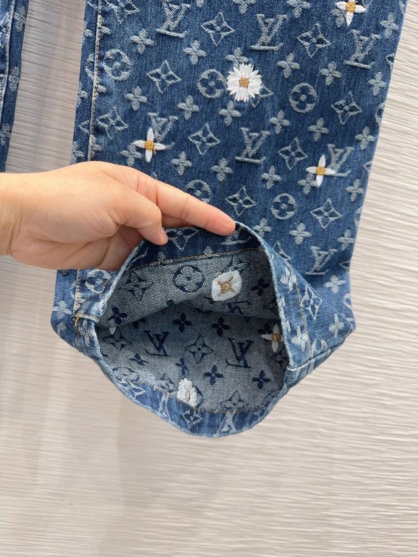 루이비통 하이엔드 데님 긴바지 001-233322