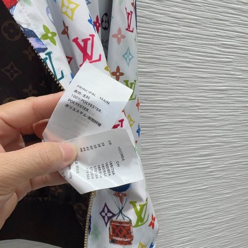 루이비통 양면 착용 텍스처 자켓 아우터 001-233358