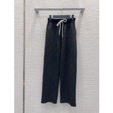 레트로 우아한 텍스처 커스텀 롱팬츠 001-233405