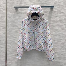 루이비통 가벼운 질감 스탠딩 칼라 자켓 001-233421