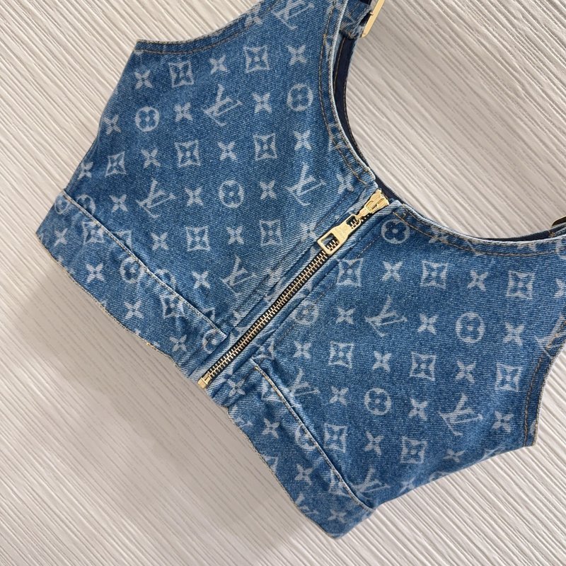 루이비통 데님 프린트 조끼 001-233469