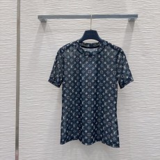 루이비통 메쉬 프린트 반팔 티셔츠 001-233527