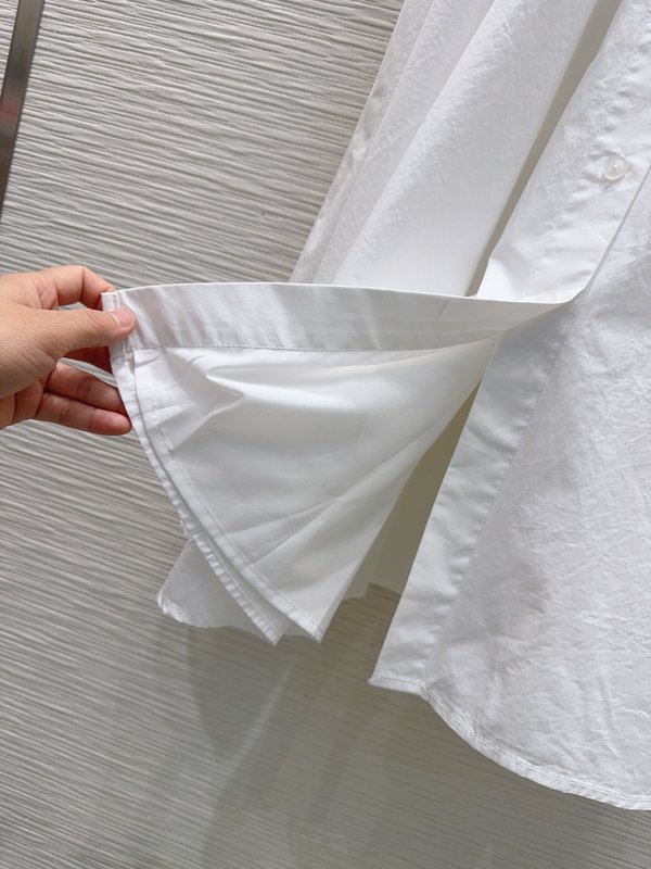 루이비통 신상 화이트 셔츠 원피스 001-233542