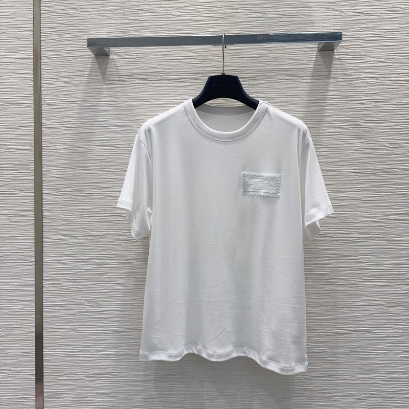 루이비통 여성 심플 루즈핏 반팔 티셔츠 001-233551