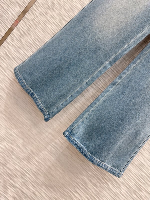 루이비통 빈티지 워싱 데님 롱팬츠 001-233553