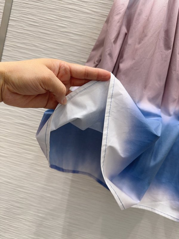 루이비통 여성 타이 다이 셔츠 드레스 001-233558