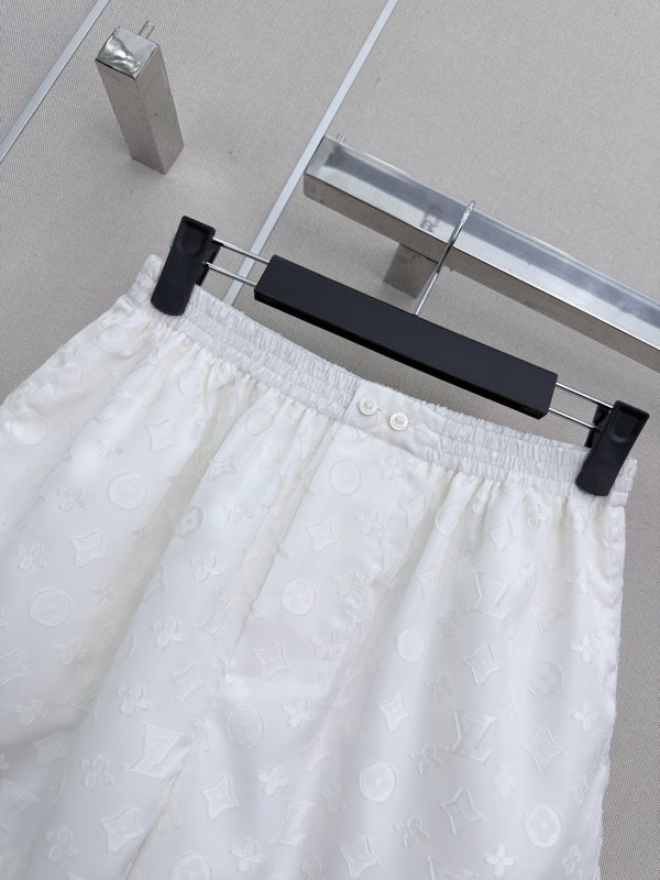 루이비통 자카드 레터링 밴딩 쇼츠 001-233563