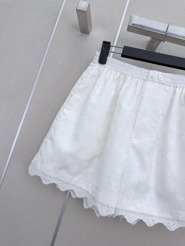 루이비통 자카드 레터링 밴딩 쇼츠 001-233563