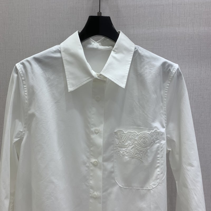 자수 칼라 긴팔 셔츠 001-233567