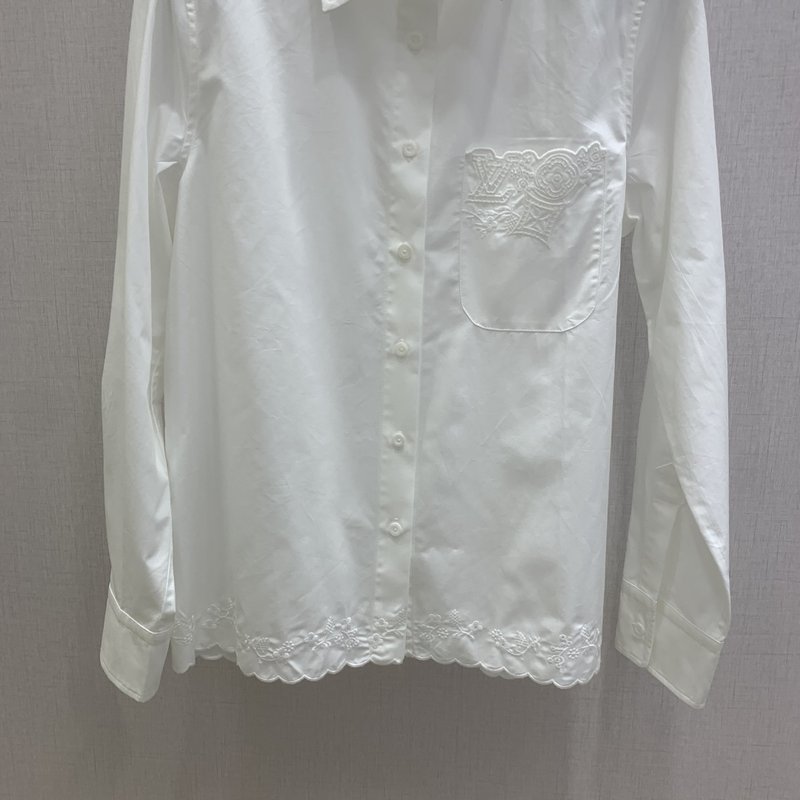 자수 칼라 긴팔 셔츠 001-233567