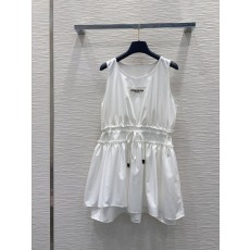 루이비통 신상 화이트 민소매 원피스 001-233571
