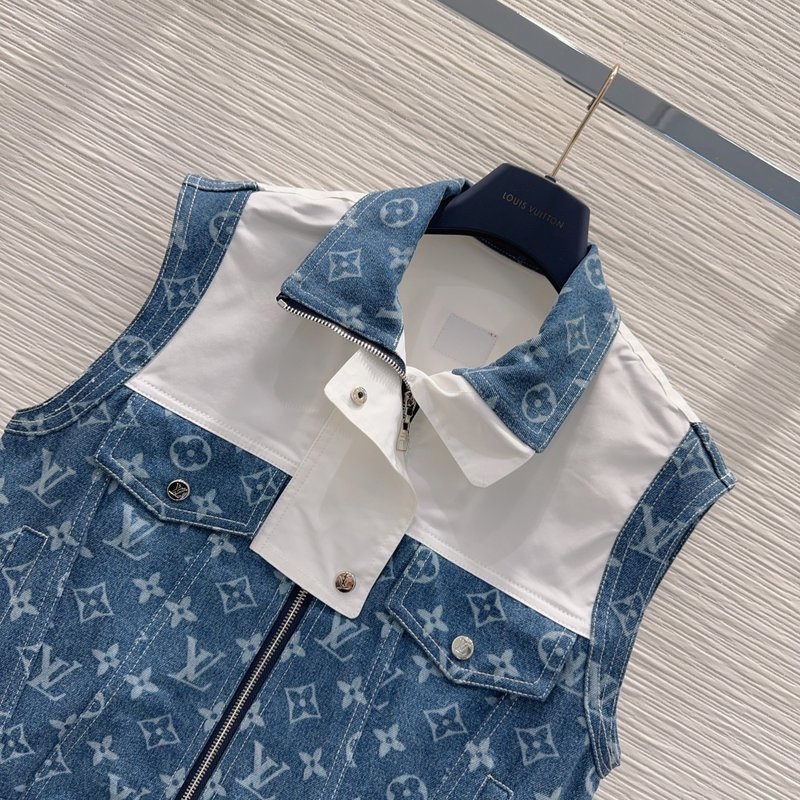 루이비통 스플라이스 데님 조끼 001-233600