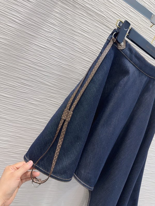 루이비통 데님 스커트 001-233610