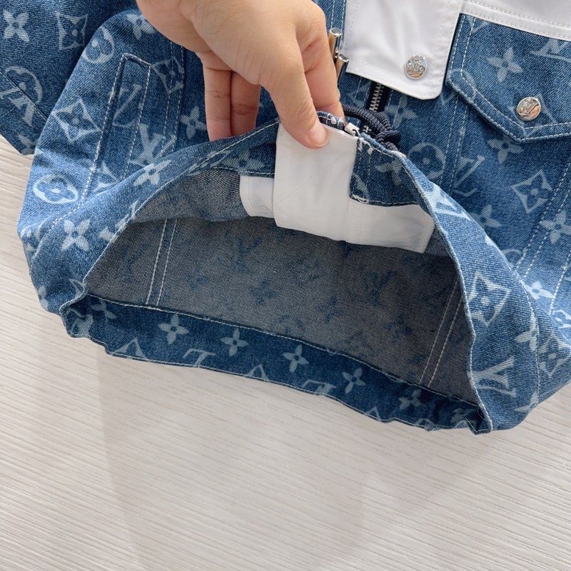 루이비통 스플라이스 데님 숏 자켓 001-233615