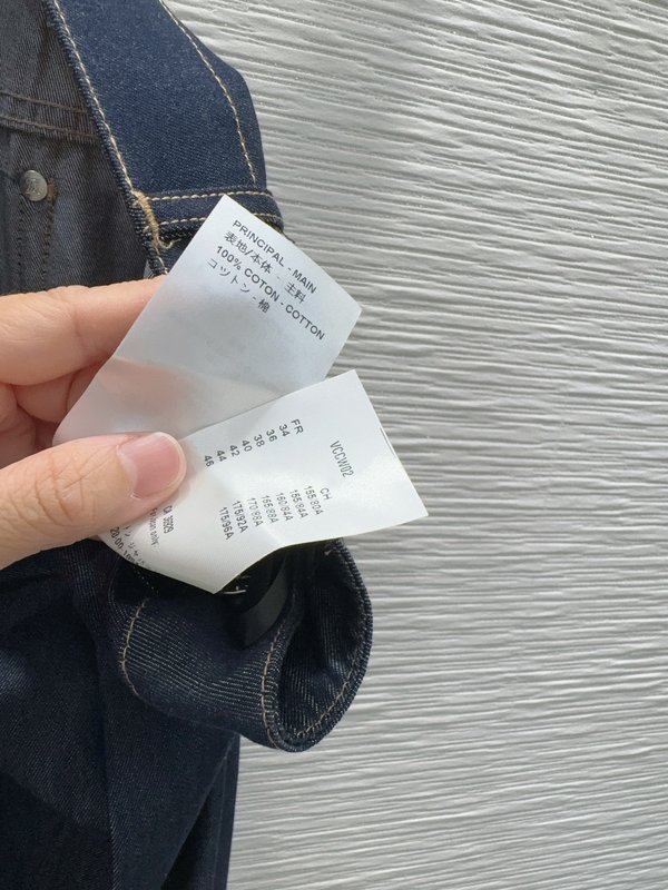 루이비통 데님 미디엄 팬츠 여성용 001-233616