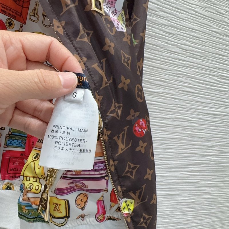 루이비통 양면 착용 텍스처 자켓 아우터 001-233638